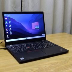 美品。高速・高性能ノートPC。Thinkpad L15 大画面15.6インチ Windows11 pro（最新）Core i5 10210U 第10世代 メモリー8GB SSD 256GB（新品）Office 2021 pro（最新）搭載。の画像