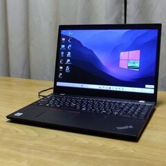 美品。高速・高性能ノートPC。Thinkpad L15 大画面15.6インチ Windows11 pro（最新）Core i5 10210U 第10世代 メモリー8GB SSD 256GB（新品）Office 2021 pro（最新）搭載。の画像