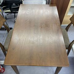 2人掛け ダイニングセット ニトリ ダイニングチェア Nコレクション C-49 椅子 テーブル 食卓テーブル 木製 札幌市手稲区の画像