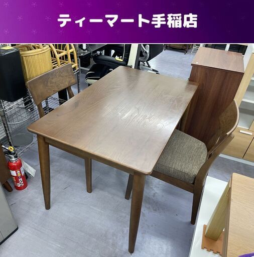 2人掛け ダイニングセット ニトリ ダイニングチェア Nコレクション C-49 椅子 テーブル 食卓テーブル 木製 札幌市手稲区