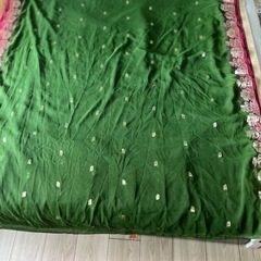 インド刺繍サリー（ブラウス用にもおすすめ）の画像