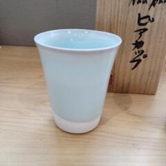 磁器　ペアビアカップの画像