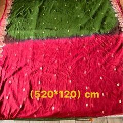 インド刺繍サリー（ブラウス用にもおすすめ）の画像