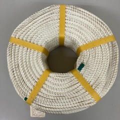 stp-3321 未使用品　ビニロンロープ　200m　6mm  ロープ　紐　ひも　ヒモ　縄　作業　梱包　荷縛り　　荷造り　キャンプ　アウトドアの画像