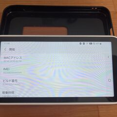 Samsung Galaxy 5G Mobile Wi-Fi au SCR01ルーター ケース付きの画像
