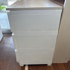 【収納ケース 3段】クリーニング済み【管理番号13107】町の画像