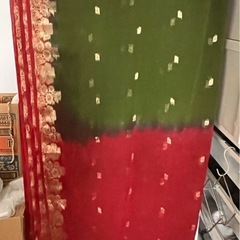 インド刺繍サリー（ブラウス用にもおすすめ）の画像