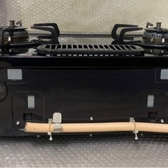 【中古】都市ガス用 ガスコンロ ガステーブル  パロマ IC-N86P-R (ブラック)の画像