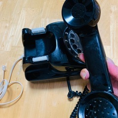 値下げ❗️★昭和レトロな黒電話★インテリアにいかがでしょうか？の画像