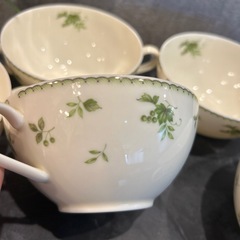 ナルミ　スープカップ4個 +1個（欠けあり）の画像