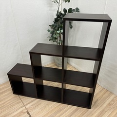 【トレファクマーケット千葉おゆみ野店】ご来店いただける方限定！オープンシェルフ L字 ブラック のご紹介です！の画像