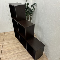 【トレファクマーケット千葉おゆみ野店】ご来店いただける方限定！オープンシェルフ L字 ブラック のご紹介です！の画像