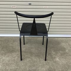 376 ヴィンテージ スチールフルフレーム  1人掛チェア ポスト モダン 高さ 70㎝ 幅 40㎝ 奥行 42㎝の画像