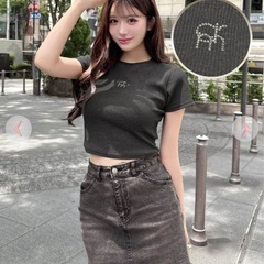 【cherimi】キラキラロゴリブTシャツの画像