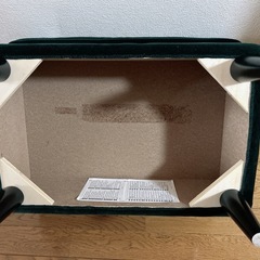 IKEA オットマン　ストランドモン　ダークグリーン　の画像