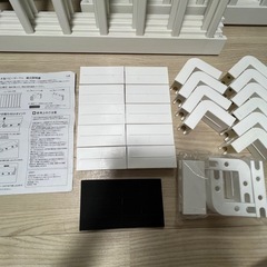 取扱説明書付／ベビーサークル　ホワイト　160cm正方形の画像