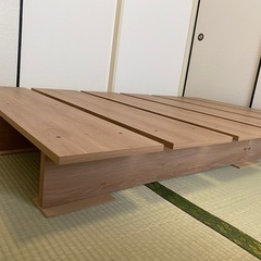 LOWYA すのこベッドフレーム Sの画像
