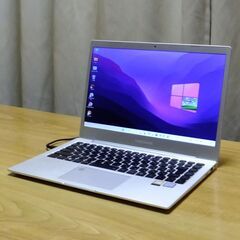 シルバーのスリムなボディ 高速・高性能・コンパクトノートPC THIRDWAVE 「Altair F-13KR」Windows11 pro Office 2021搭載 Core i5 メモリー8GB 256GB SSD 13.3型 フルHD Webカメラ、USB3.0×2、HDMI、USB Type-C、などの画像