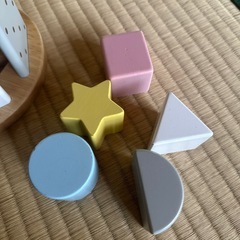 エドインター MilkyToy シュガーボックス 型はめパズル 木製ブロックの画像