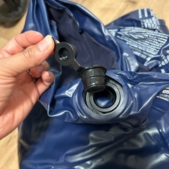 エアベッド　ダブルサイズ　シーツ付き　の画像