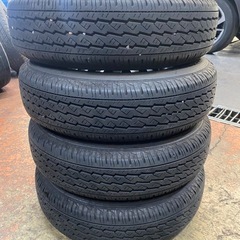 145/80r12純正ダイハツホイールとタイヤbridgestone44週2024年の画像