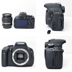 【全国送料無料】 Canon EOS Kiss X5✨ショット数わずか カメラバッグ付き レンズセット ズームセット✨ 届いたらすぐに使えます✨ キヤノン キャノンの画像