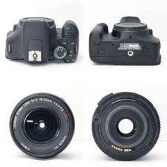 【全国送料無料】 Canon EOS Kiss X5✨ショット数わずか カメラバッグ付き レンズセット ズームセット✨ 届いたらすぐに使えます✨ キヤノン キャノンの画像