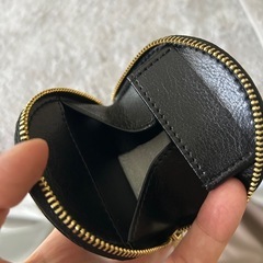 皇居限定お財布小銭入れ本革黒革の画像