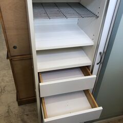 【ジャングルジャングルサカイ石津店】システムキッチンボード スライド式食器棚 幅98cm 大容量  新生活 クリーニング済み 堺市 西区 東区 北区 南区 堺区 石津の画像
