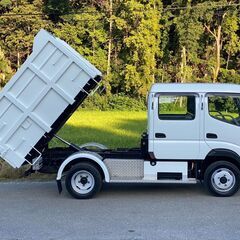 【K-0002】日野　デュトロ　XZU371M　4WDダンプ　ダブルキャブダンプ　深ダンプ　8000km　H15年式　2500kg　６人　車検付き　茨城県の画像