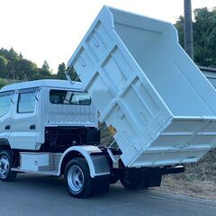 【K-0002】日野　デュトロ　XZU371M　4WDダンプ　ダブルキャブダンプ　深ダンプ　8000km　H15年式　2500kg　６人　車検付き　茨城県の画像