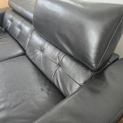 【8月８日まで】大塚家具　本革ソファーの画像