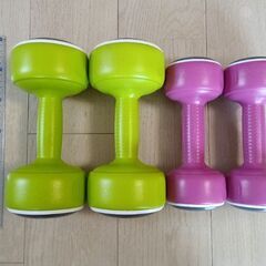 バーベル1.5キロ、3キロのセットの画像