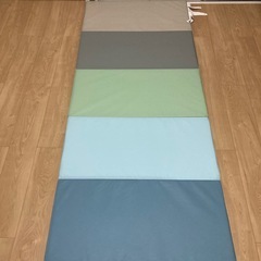 IKEA　イケア　PLUFSIG　ペルフスィッグ　折りたたみ式ジムマット　ブルーの画像