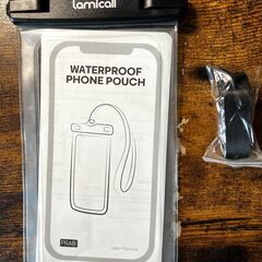 【未使用】Lamicall スマホ防水ケース IPX8《スマホ操作、顔認証可》の画像