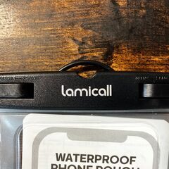 【未使用】Lamicall スマホ防水ケース IPX8《スマホ操作、顔認証可》の画像