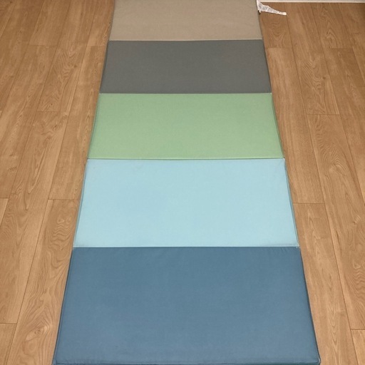 IKEAイケアPLUFSIGペルフスィッグ折りたたみ式ジムマットブルー