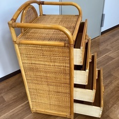 ラタンチェスト【町田市再生家具】251301の画像