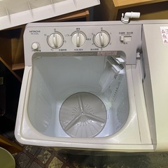 日立　２層式洗濯機　2021年製　PS－Ｈ45Ⅼ　一か月保証付き　【リサイクルショップ道楽屋】の画像