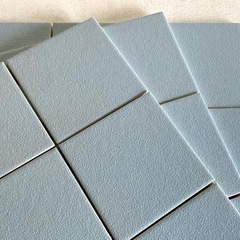 イナックス 外装タイル 9枚シート 3セット 薄い水色 レトロタイルの画像