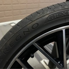 プリウス用TRD TF9ホイール18インチ　7.5J  4本　TRDロックナット付の画像