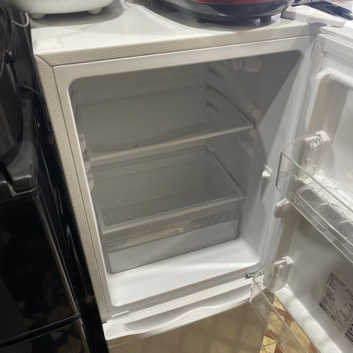 MAXZEN 2ドア冷蔵庫 2023年製 JR117ML01WH 一か月保証付き