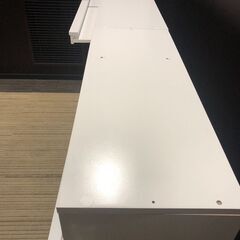 【展示品・未使用品】ディスプレイ収納ラック フラップ扉付き スッキリ収納 2個組💳自社配送時🌟代引き可💳※現金、クレジット、スマホ決済対応※【送料に設置込】の画像