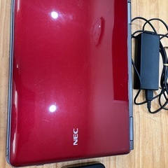🉐✨高速✨パソコン　オフィス2021付き♪Windows11Pro 人気のレッドカラー^ ^の画像