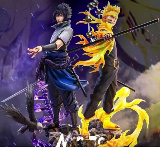 ナルト　九喇嘛　海外フィギュア NARUTO疾風伝うずまきナルト九尾 九喇嘛モートフィギュア海外