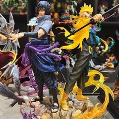 【激レア】NARUTO ナルト×サスケ 九喇嘛チャクラモード 海外フィギュアの画像