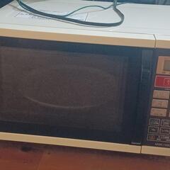 電子レンジ　説明注意の画像