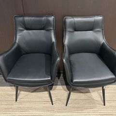 【在庫2点あり】【展示品・未使用品】ダイニングチェア 椅子 ブラック色 各8580円💳自社配送時🌟代引き可💳※現金、クレジット、スマホ決済対応※【送料に設置込】の画像