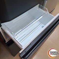 ✨東芝　中古　GR-U33SC　ノンフロン冷凍冷蔵庫 (ブラック)　３２６ℓ　2023年式　６ヶ月保証✨うるま市田場✨の画像