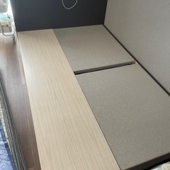ニトリセミダブルマットレス、　ベッドフレームの画像